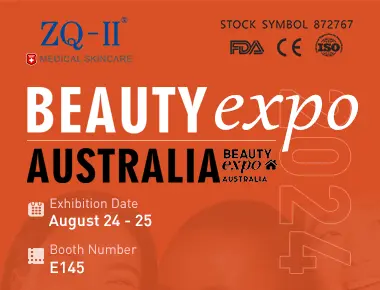 Høydepunkter av ZQ-II medisinsk hudpleie i Beauty Expo Australia 2024